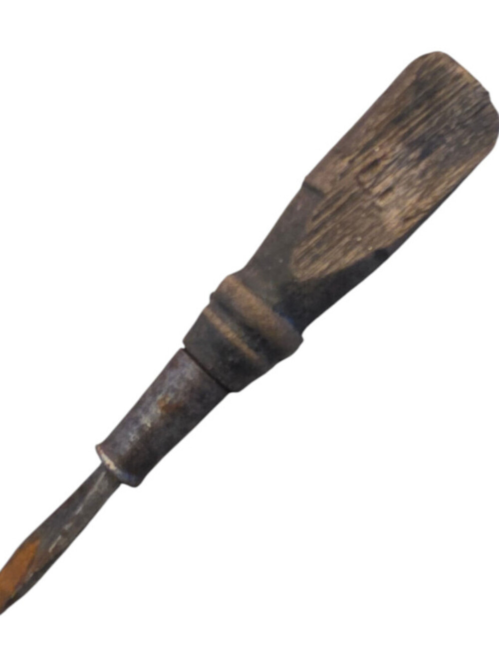 Antique Model T Ford wooden-handled flathead screwdriver